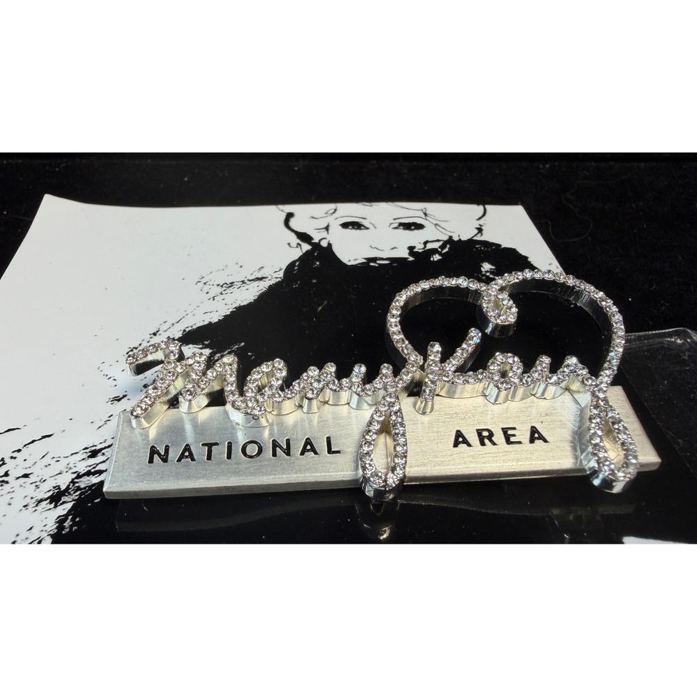 Mary Kay National Area Rhinestone Heart Pin Silver Tone Recognition Award New - Picture 4 of 4